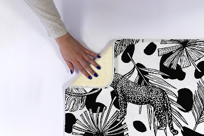 Tapete para casa de banho Leopard Savannah