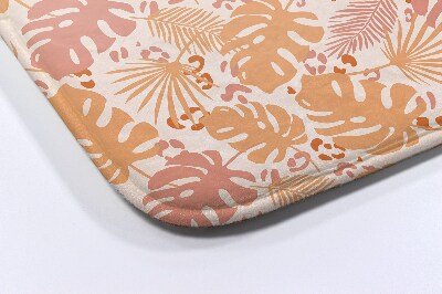 Tapete para banheira Padrão de folhas de Monstera