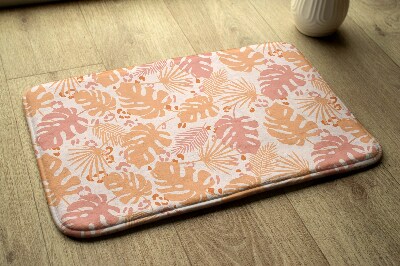 Tapete para banheira Padrão de folhas de Monstera