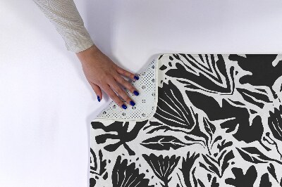 Tapete para banheira Abstração de plantas