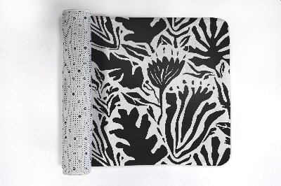 Tapete para banheira Abstração de plantas