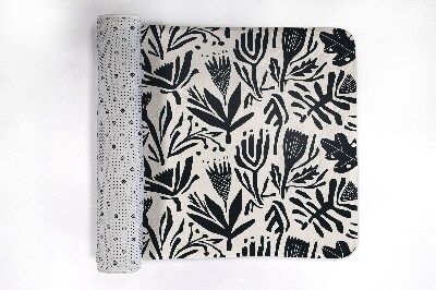 Tapete para wc Abstração de plantas