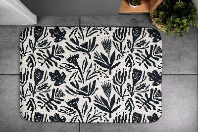 Tapete para wc Abstração de plantas