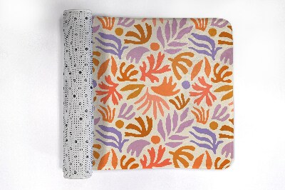 Tapete para banheira Abstração de plantas