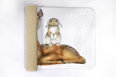 Tapete para casa de banho Animais da floresta