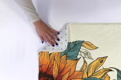 Tapete para banheira Flor de girassol