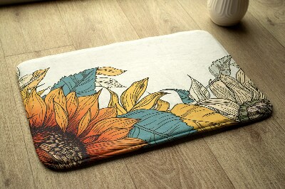 Tapete para banheira Flor de girassol