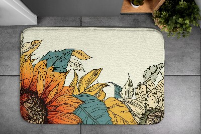 Tapete para banheira Flor de girassol