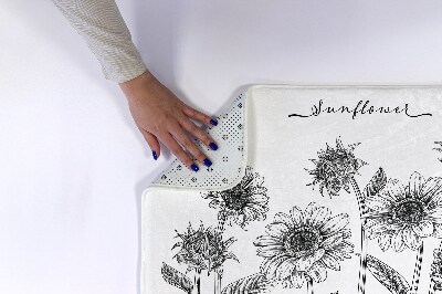 Tapete para banheira Flores de Girassóis