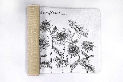 Tapete para banheira Flores de Girassóis