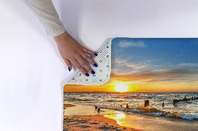 Tapete para casa de banho Praia do Pôr do Sol