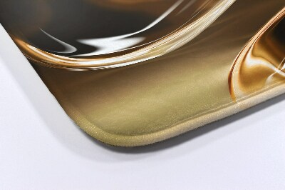 Tapete para casa de banho Abstração Dourada