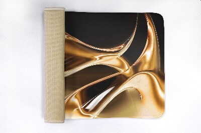 Tapete para casa de banho Abstração Dourada