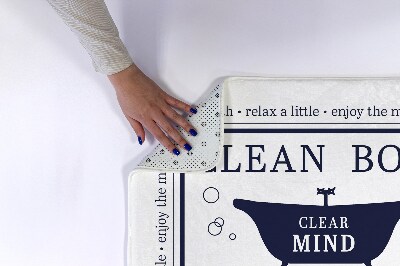 Tapete para casa de banho Banheira Banheira