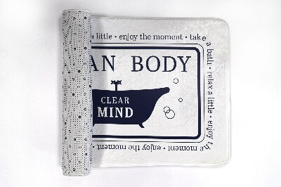 Tapete para casa de banho Banheira Banheira