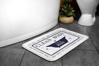 Tapete para casa de banho Banheira Banheira