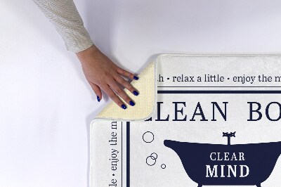 Tapete para casa de banho Banheira Banheira