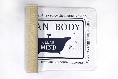 Tapete para casa de banho Banheira Banheira