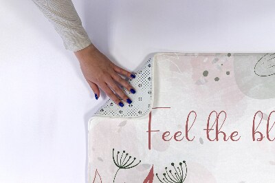 Tapete para wc Flores Pastel