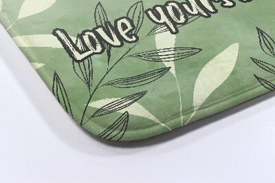 Tapete para casa de banho Folhas de aquarela