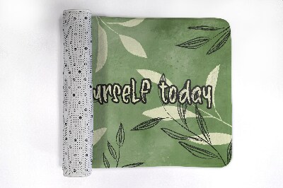 Tapete para casa de banho Folhas de aquarela