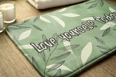 Tapete para casa de banho Folhas de aquarela