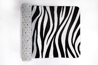 Tapete para casa de banho Listras de zebra