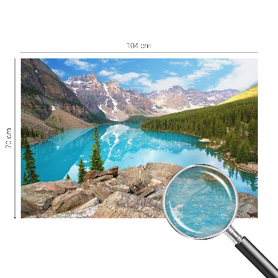 Papel de parede decorativo Lago azul