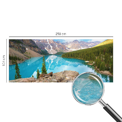 Papel de parede decorativo Lago azul