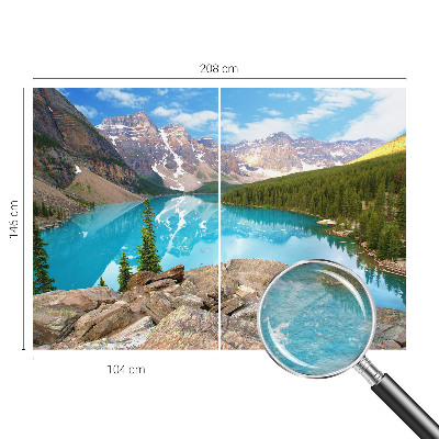 Papel de parede decorativo Lago azul