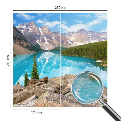 Papel de parede decorativo Lago azul