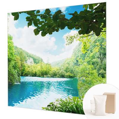 Papel de parede para sala Oásis natural