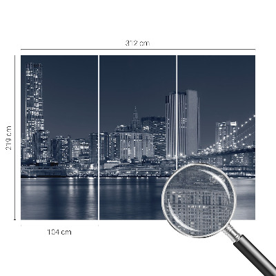 Mural de parede Cidade noturna