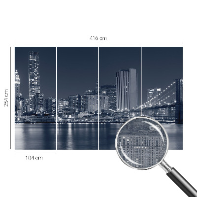 Mural de parede Cidade noturna