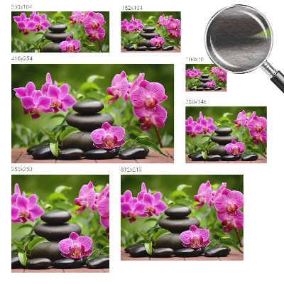 Fotomural Pedras de orquídea