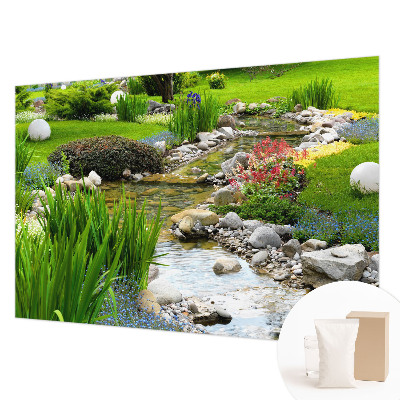 Papel de parede para sala Jardim Idílico