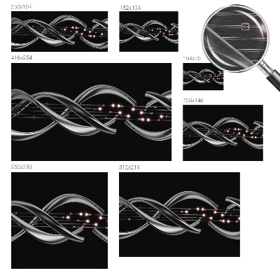 Mural de parede Padrão trançado