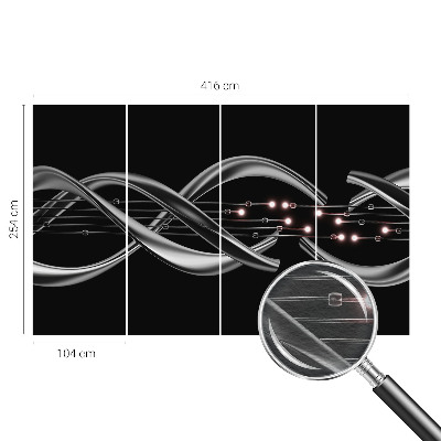 Mural de parede Padrão trançado