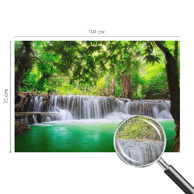 Papel de parede para quarto Cachoeira na floresta
