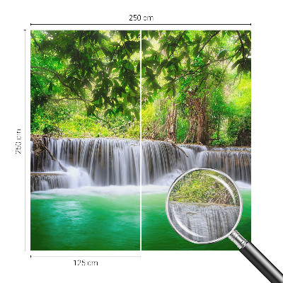 Papel de parede para quarto Cachoeira na floresta