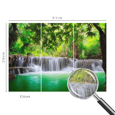 Papel de parede para quarto Cachoeira na floresta