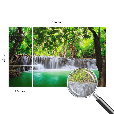 Papel de parede para quarto Cachoeira na floresta