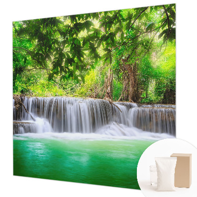Papel de parede para quarto Cachoeira na floresta