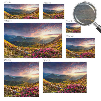 Papel de parede para quarto Panorama da montanha