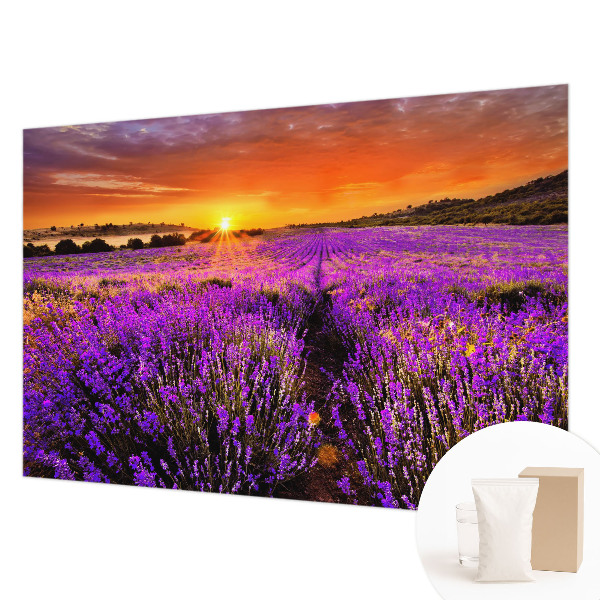 Papel de parede Pôr do Sol Lavanda