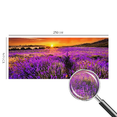 Papel de parede Pôr do Sol Lavanda