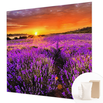 Papel de parede Pôr do Sol Lavanda