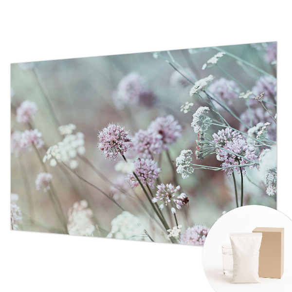 Mural de fotos na parede Flores silvestres