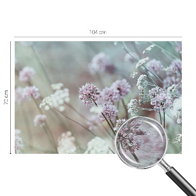 Mural de fotos na parede Flores silvestres