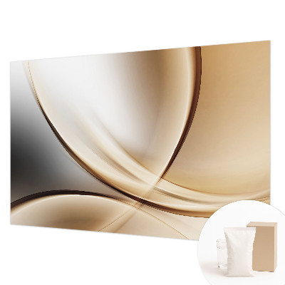 Papel de parede decorativo Linhas arredondadas